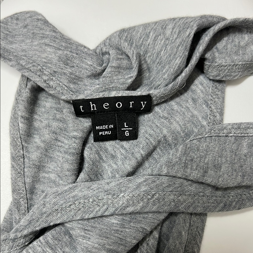 Theory Women’s Gray Camisole Sleeveless Top - Picture 3 of 3